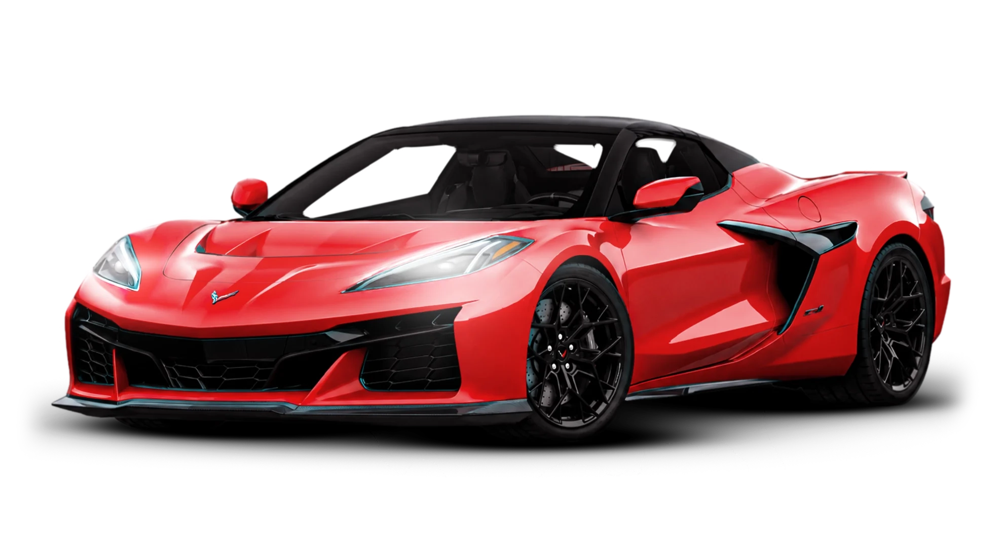 Czerwona Chevrolet Corvette